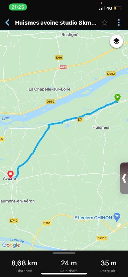 Studio Indre Climatise, La Halte De Cuze, Aux Abords De La Loire A Velo Huismes Zewnętrze zdjęcie